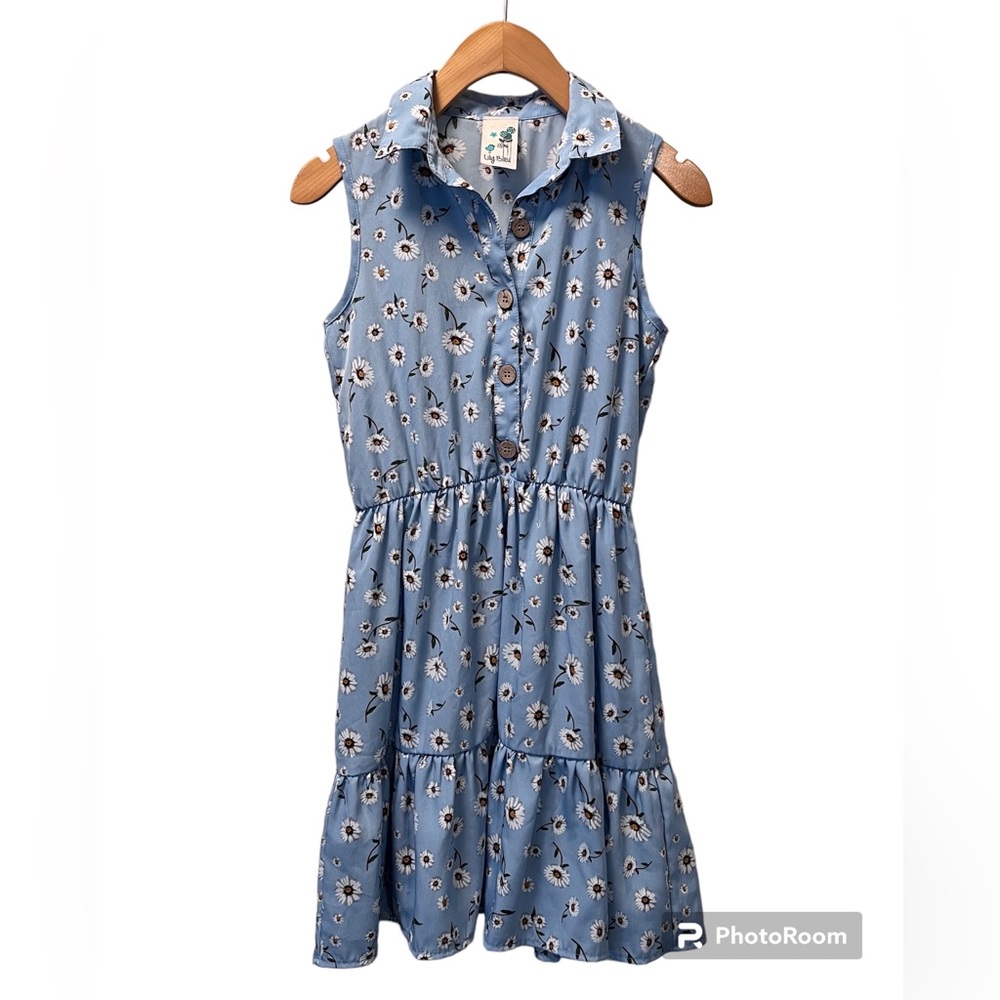 Lily bleu girls floral dress sz 12